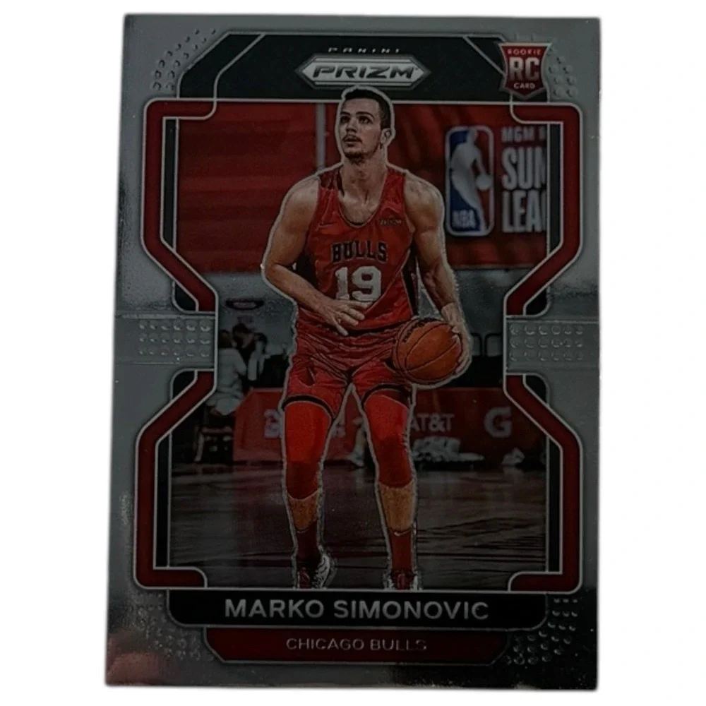 2021-22 Panini Prizm Marko Simonovic Base Rookie RC #166 Chicago Bulls‎